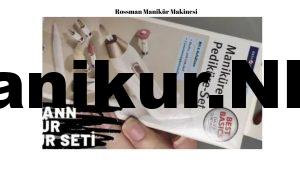 Rossman Manikür Makinesi