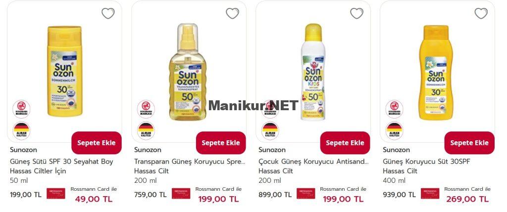 En iyi yuz gunes kremleri 2025 fiyatlari rossman gunes kremi ​30