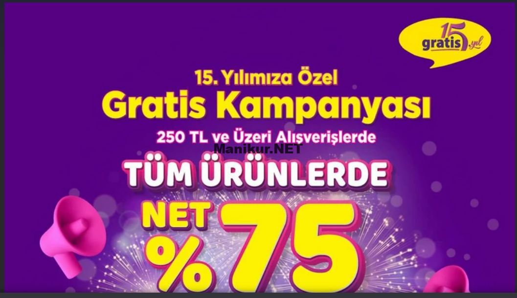 Gratis indirim günleri ve 2025 Tüm Kampanyalar! Gratis indirim günleri ve 2025 Tüm Kampanyalar!